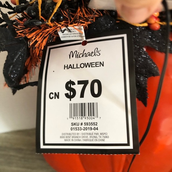 Michaels Pumpkin with Light Up Haunted House - Picture 5 of 10